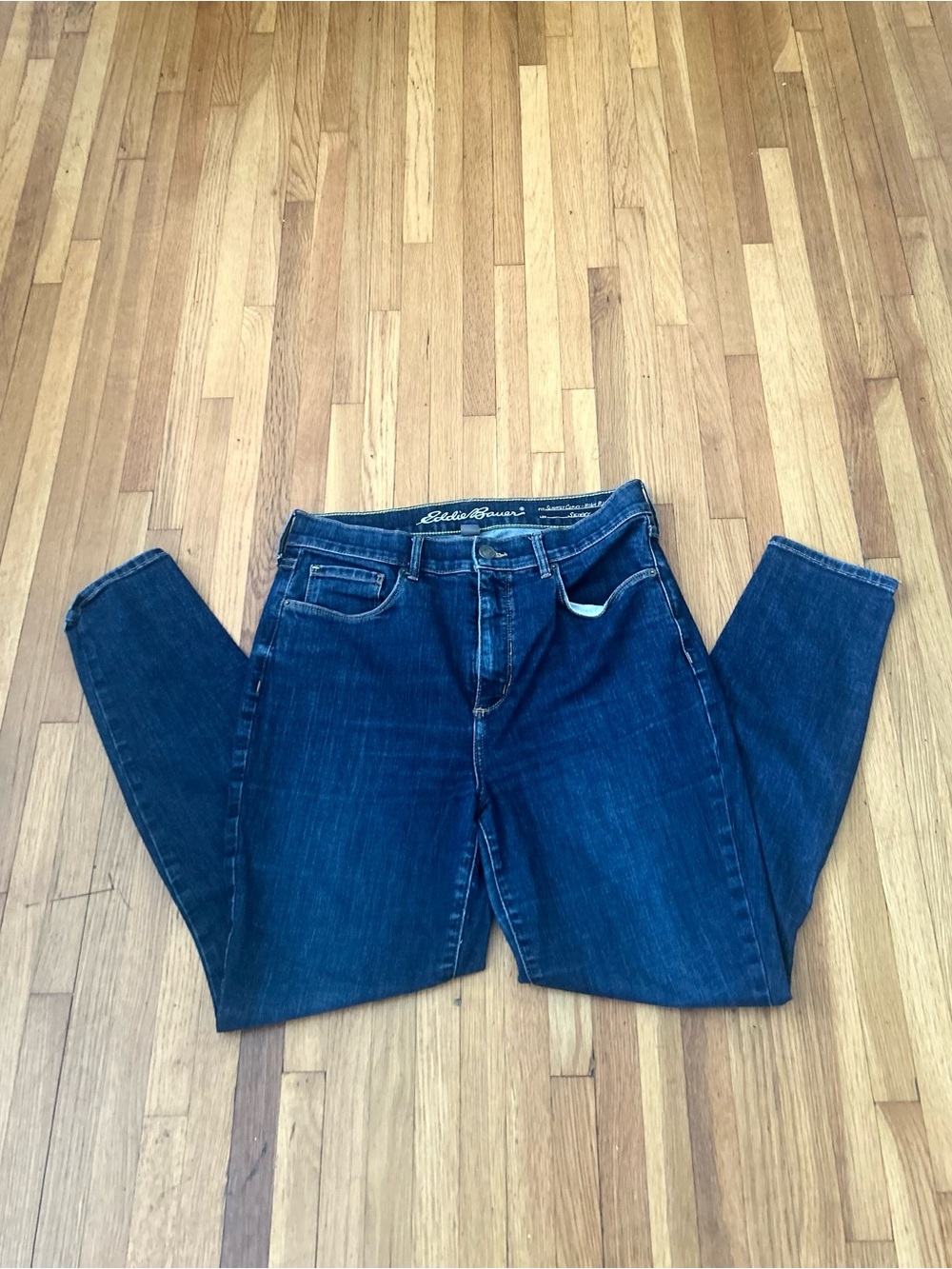 Eddie Bauer Women’s Dark Blue Slim Jeans,Sz 12